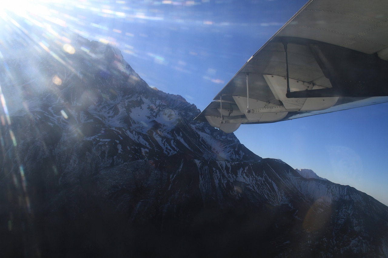 ジョムソン空港からのフライト